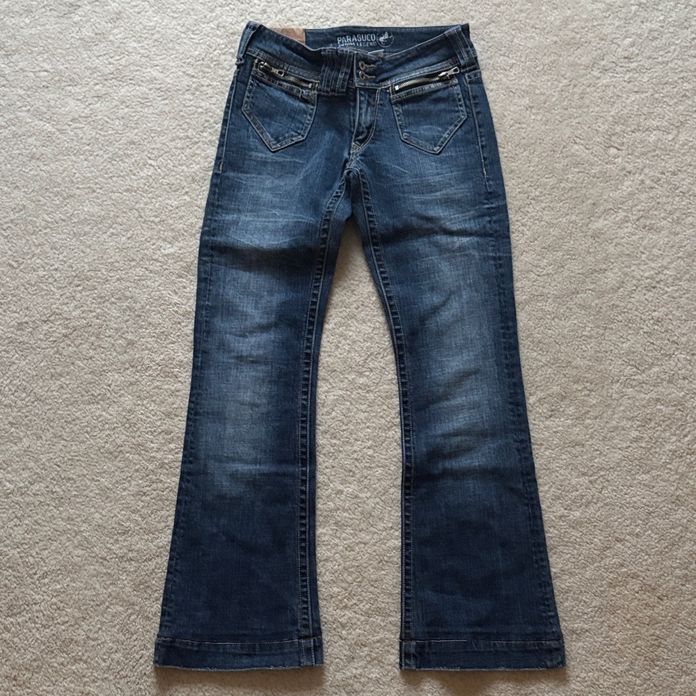 Parasuco Deep Blue Wide Leg Jeans